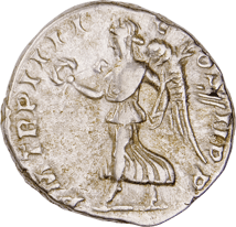 Silber Denar Kaiser Septimius Severus (193-211 n. Chr. | Sieger über Persien)