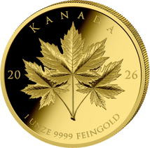 1 Unze Gold Triple Maple Leaf 2026 (Auflage: 99 | Polierte Platte)
