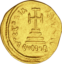 Gold Solidus Kaiser Heraklius (610-664 n. Chr. | Oströmisches Reich)