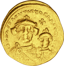 Gold Solidus Kaiser Heraklius (610-664 n. Chr. | Oströmisches Reich)