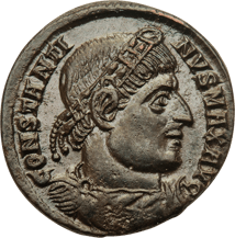 Bronze Follis Emperor Constantine I the Great (306-337 AD - Rise of Christianity)