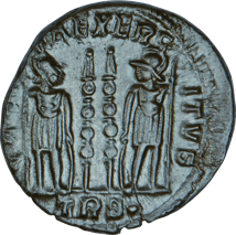 Bronze Follis Emperor Constantine II (337-340 AD - Son of Constantine the Great)