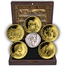 Gold Roman Empire Set 2026 (Mintage: 250 | genuine Roman Denarius | Proof)