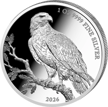 1 Unze Silber Steinadler 2026 (Auflage: 1.000 | Polierte Platte)