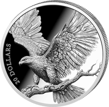 1 Unze Silber Steinadler 2026 (Auflage: 1.000 | Polierte Platte)
