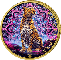 1 Unze Silber Stolzer Leopard 2026 (Auflage: 100 | teilvergoldet)