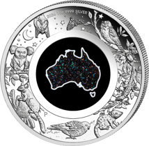 1 Unze Silber Great Southern Land 2026 (Auflage: 5.000 | Matrix Opal | Polierte Platte)