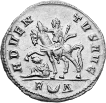 Silber Antoninian Kaiser Probus (276-282 n. Chr. | Zeitalter der Germaneneinfälle)