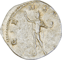 Silber Antoninian Kaiser Valerian II. (256-258 n. Chr. | Zeitalter der Soldatenkaiser)