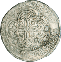 Silber Fürstengroschen Balthasar von Thüringen (1381-1407 | Ritter im 100-jährigen Krieg)