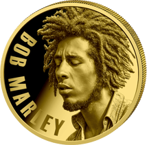 1/200 Unze Gold Bob Marley 2026 (Auflage: 1.000 | Polierte Platte)