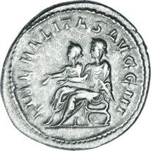 Antoninian Kaiser Philippus II. (260-268 n. Chr. | Zehnjähriger Augustus)