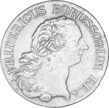 Silber 1/3 Taler König Friedrich II. der Große (1764-1786 | Zahlgeld des "Alten Fritz")