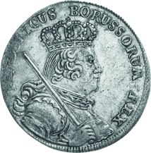 Silber 18 Gröscher König Friedrich II. der Große (1751-1765 | mit Krone)