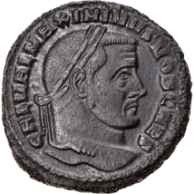 Bronze Groß Follis Kaiser Maximinus II. (305-313 n. Chr. | Letzter offizieller Pharao)