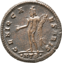 Bronze Groß Follis Kaiser Maximinus II. (305-313 n. Chr. | Letzter Pharao)