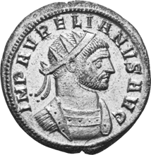Silber Antoninian Kaiser Aurelianus (270-275 n. Chr. | Rom kurz vor dem Fall)