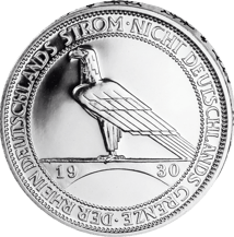 3 Reichsmark Rheinland-Räumung (1930 | Weimarer Republik)