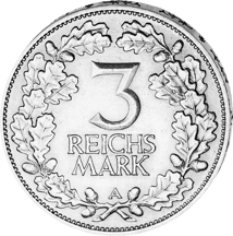 3 Reichsmark 1000 Jahre Feier der Rheinlande (1925 | Weimarer Republik)