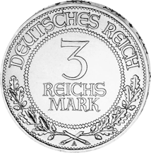 3 Reichsmark 700 Jahre Reichsfreiheit Lübeck (1926 | Weimarer Republik)