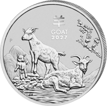 1 Unze Silber Lunar III Ziege 2027