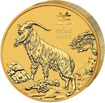 10 Unze Gold Lunar III Ziege 2027