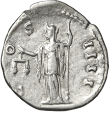 Silber Denar Kaiser Antoninus Pius (138-161 n. Chr. | Ära des Friedens)