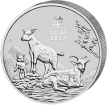 1 kg Silber Lunar III Ziege 2027
