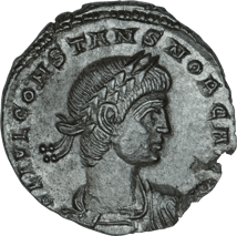 Bronze Follis Kaiser Constans (337-350 n. Chr. | konstantinische Dynastie)
