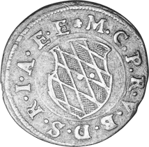 2 Kreuzer Silber Kurfürstentum Bayern (1623-1636 | Zahlgeld im Dreißigjährigen Krieg)