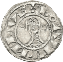 Silber Denar Kreuzfahrerstaat Antiochia (1099-1146 | Zeit der Kreuzzüge)