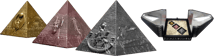 Pyramiden von Gizeh Silber Set 2027 (Auflage: 349 | teilvergoldet)