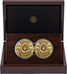 2 x 1/4 Unze Gold Big Five III Büffel 2026 Doppelkapsel (Auflage: 100 | Polierte Platte)