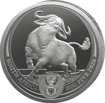 1 Unze Silber Big Five III Büffel 2026 (Auflage: 10.000 | im Blister)