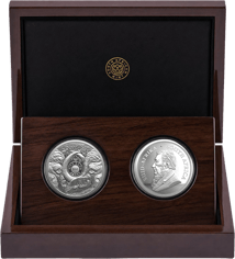 Big Five III Silber Krügerrand Privymark Set Büffel 2026 (Auflage: 1.000 | Polierte Platte)