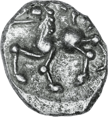 Silber Quinar der keltischen Vindeliker (ca. 1. Jh. v. Chr. | Alpenvorland zwischen Bodensee und Inn)