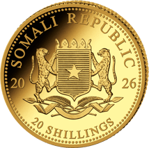 0,5g Gold African Wildlife Leopard 2026 (Auflage: 5.000 | Polierte Platte)