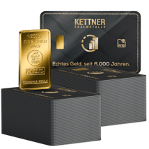 100 x 1/200 Unze Goldbarren Heimerle und Meule (Kettner Edelmetalle)