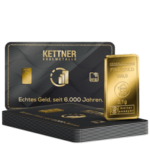 10 x 0,1g Goldbarren Heimerle und Meule (Kettner Edelmetalle)