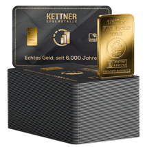 50 x 1/100 Unze Goldbarren Heimerle und Meule (Kettner Edelmetalle)