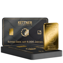 10 x 0,5g Goldbarren Heimerle und Meule (Kettner Edelmetalle)