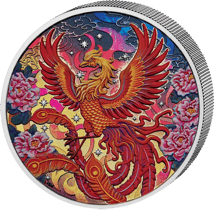 3 Unze Silber Imperial Vermilion Phoenix 2026 (Auflage: 500 | Polierte Platte)