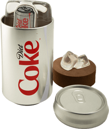 1 Unze Silber Diät Cola Shaped Coin (Auflage: 4.000)