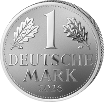 2 Unze Silber Deutsche Mark 2026 (Auflage: 250 | Reverse Proof)