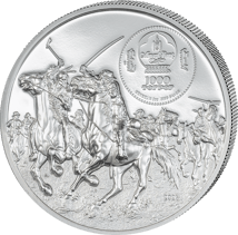 2 Unze Silber Enemies in History Custer vs. Sitting Bull 2026 (Auflage: 500 | Polierte Platte)