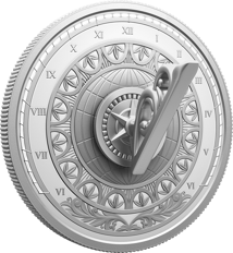 1 oz Silver Canada Golden Sundial 2026 (Mintage: 7,000 | Rhodium-Plated | Proof)