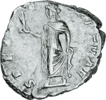 Silber Denar Kaiser Caracalla (211-217 n. Chr. | Römisches Bürgerrecht)