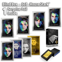 5g Silber Münznote Game of Thrones Blindbox - House Stark 2026 (Auflage: 8.000 | Polierte Platte)