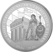 1 kg Silber Bayernthaler 80 Jahre Verfassung 2026