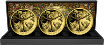 Crías de Animales del Bosque Alemán – Set de 3 Monedas de Oro 2026 (Tirada: 250 | Prueba (Proof))